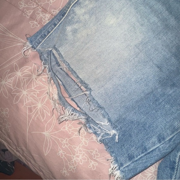 Mother Superior High Waisted Smokin Short Fray Resting Beach Face Size 31 - Picture 6 of 9